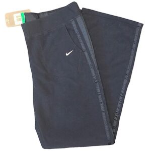 Nike Sweatpants Womens XL Navy Fleece  Straight Leg